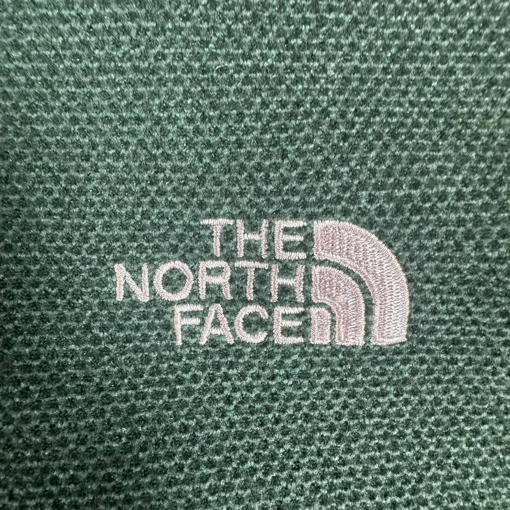 The North Face Green Textured Fleece 1/2 Zip‎ Pullover Men's XL Jacket Polartec